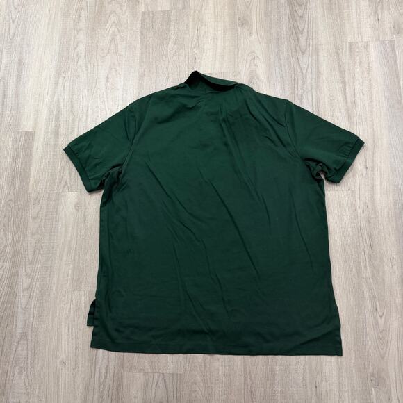 Polo Ralph Lauren Pima Soft Touch Shirt Men's 2XL Green Flesh Pony Preppy Cotton - Picture 6 of 8